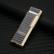 Lightweight And Metal Inflatable Flame Lighter For Business Fashion Gifts To Boyfriend,Cool Design Windproof Refillable Butane Lighter
