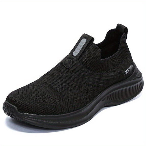 Knitted Casual Shoes Lightweight And Minimalist Slip-On