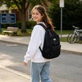 thumbnail image 1 of Lightweight Back to School Bag,Unisex Backpack,Zipper Multi-compartment,Adjustable Shoulder Strap,Everyday Carry on Travel Daypack, 1 of 6