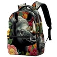 thumbnail image 1 of Lightweight Backpack Abstract Rhinoceros School Bag Travel Laptop Daypack for Men Women Casual Rucksack, 1 of 6