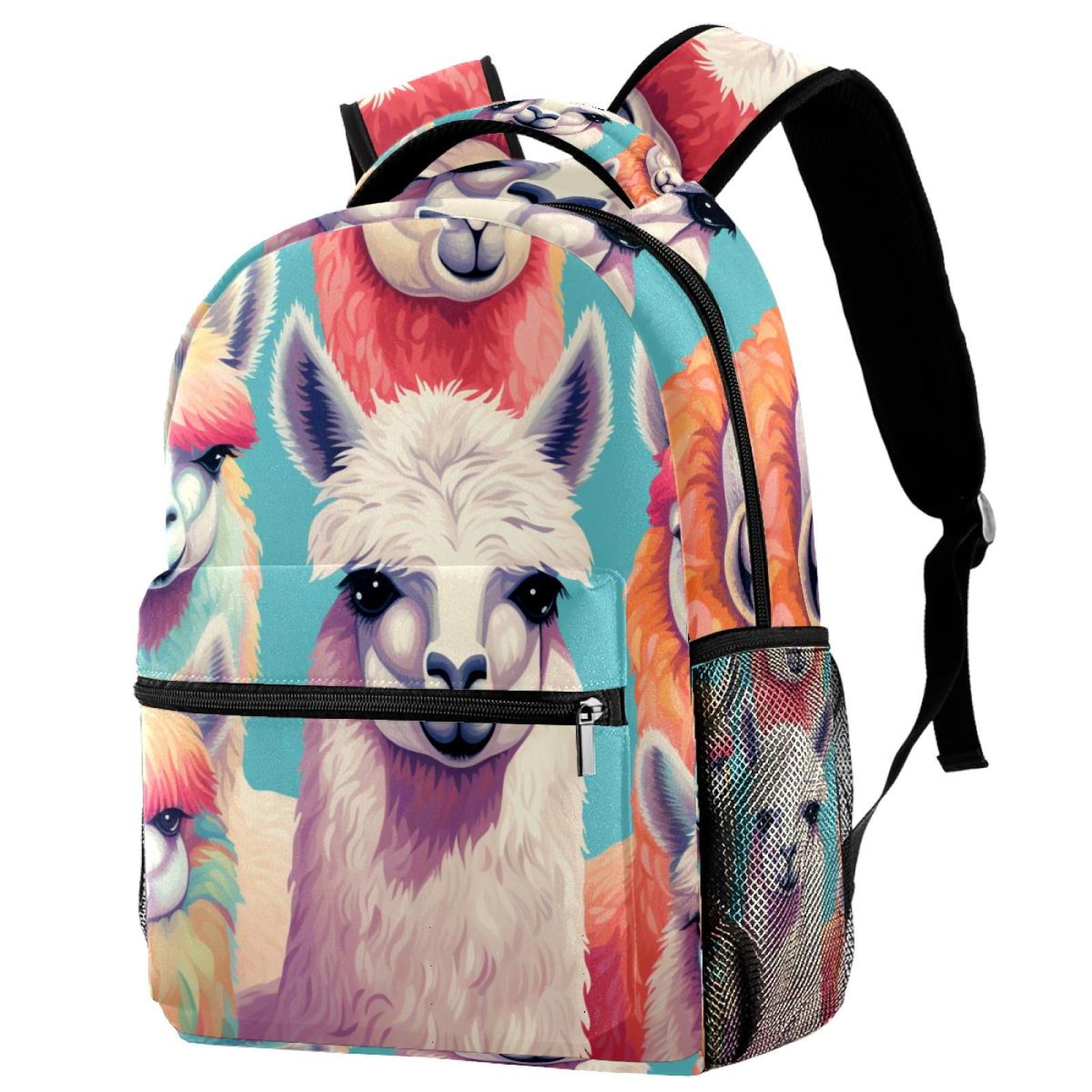 Lightweight Backpack Alpaca School Bag Travel Laptop Daypack for Men Women  Casual Rucksack - Walmart.com