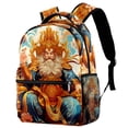 thumbnail image 1 of Lightweight Backpack Chinese God of Wealth School Bag Travel Laptop Daypack for Men Women Casual Rucksack, 1 of 6