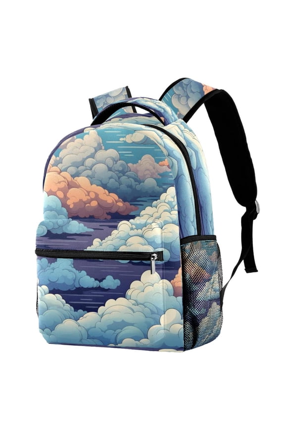 Lightweight Backpack Clouds School Bag Travel Laptop Daypack for Men Women Casual Rucksack
