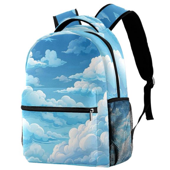 Lightweight Backpack Clouds School Bag Travel Laptop Daypack for Men Women Casual Rucksack