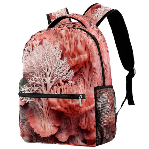 Lightweight Backpack Coral School Bag Travel Laptop Daypack for Men Women Casual Rucksack