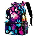 thumbnail image 1 of Lightweight Backpack Dog Paw Prints School Bag Travel Laptop Daypack for Men Women Casual Rucksack, 1 of 6