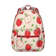thumbnail image 1 of Lightweight Backpack Featuring Apple Painting and Fun Cartoon Pattern, Perfect for Those Who Love Cute and Classic Fruit Designs, 1 of 6