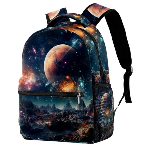 Lightweight Backpack Galaxy School Bag Travel Laptop Daypack for Men Women Casual Rucksack