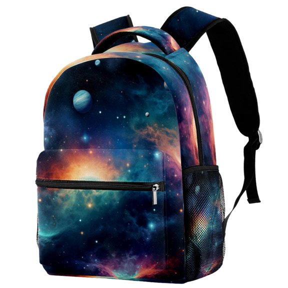 Lightweight Backpack Galaxy School Bag Travel Laptop Daypack for Men Women Casual Rucksack