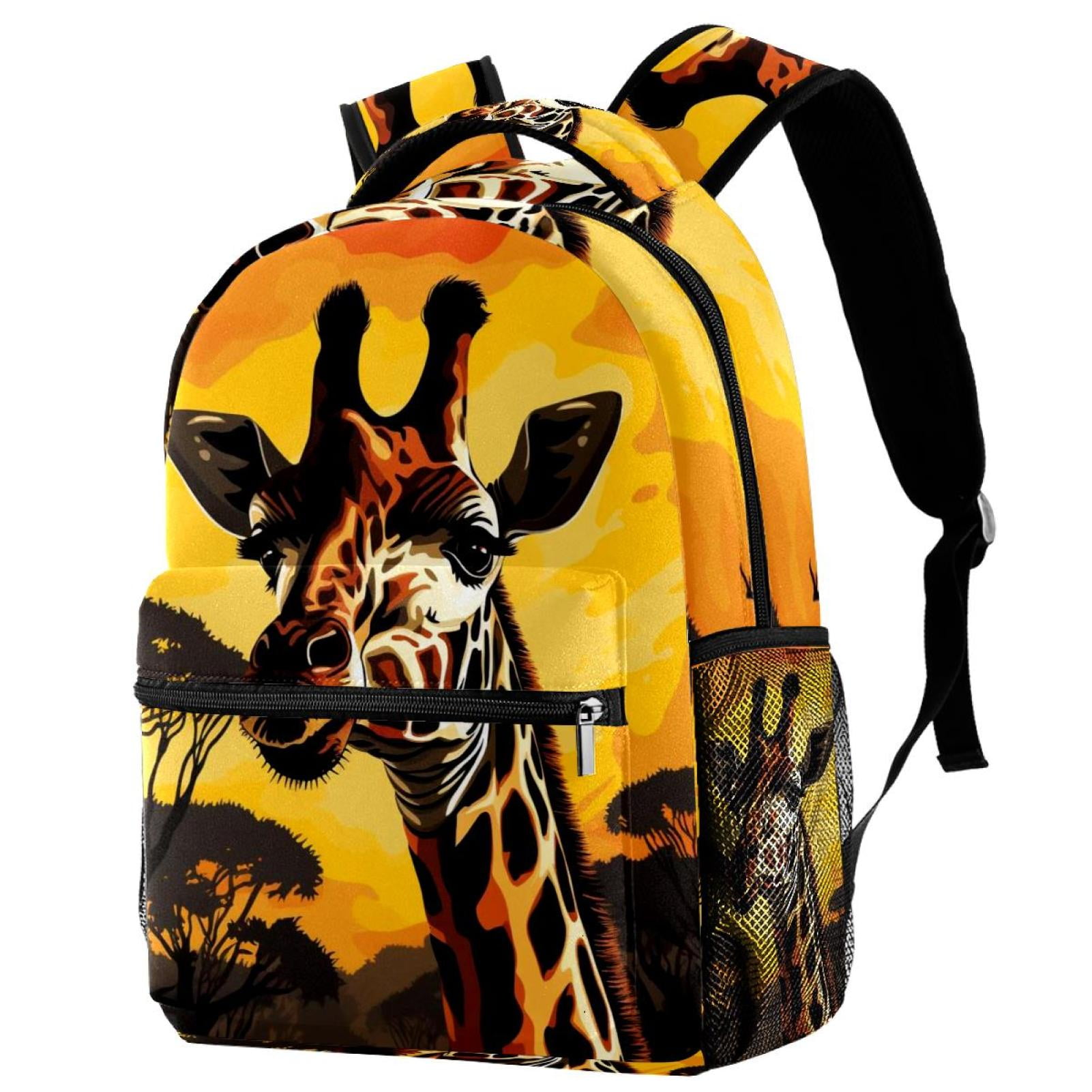 giraffe backpack jansport Lightweight Backpack Giraffe School Bag Travel Laptop Daypack for Men Women  Casual Rucksack