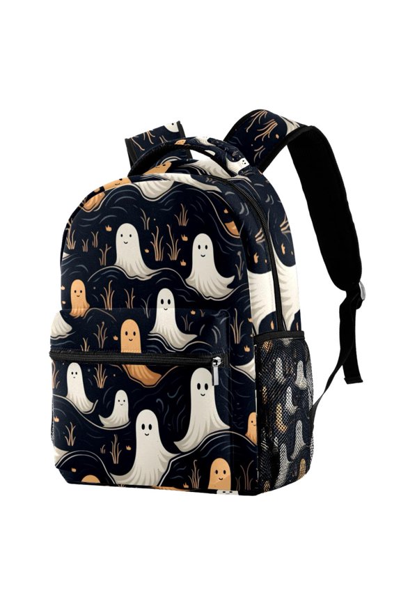 Lightweight Backpack Halloween Ghost School Bag Travel Laptop Daypack for Men Women Casual Rucksack