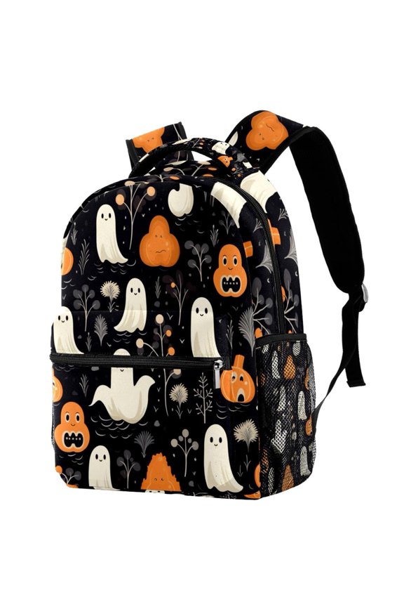 Lightweight Backpack Halloween Ghost School Bag Travel Laptop Daypack for Men Women Casual Rucksack