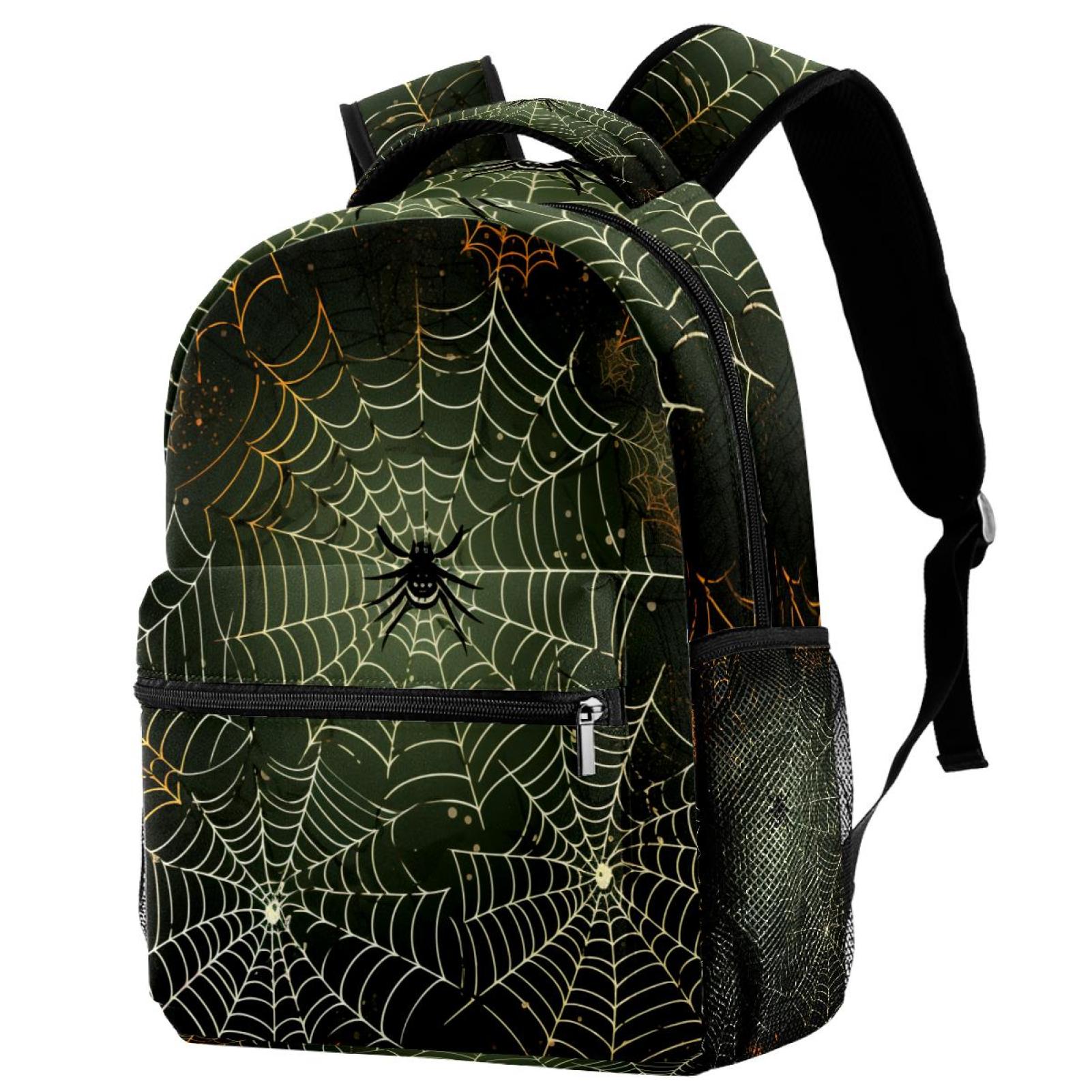 Spider Bagpack Halloween bag Halloween Diaper Backpack, Bat & Carved Pumpkin Nappy Bag W  main image 2