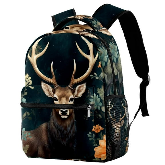Lightweight Backpack Jungle Elk School Bag Travel Laptop Daypack for Men Women Casual Rucksack