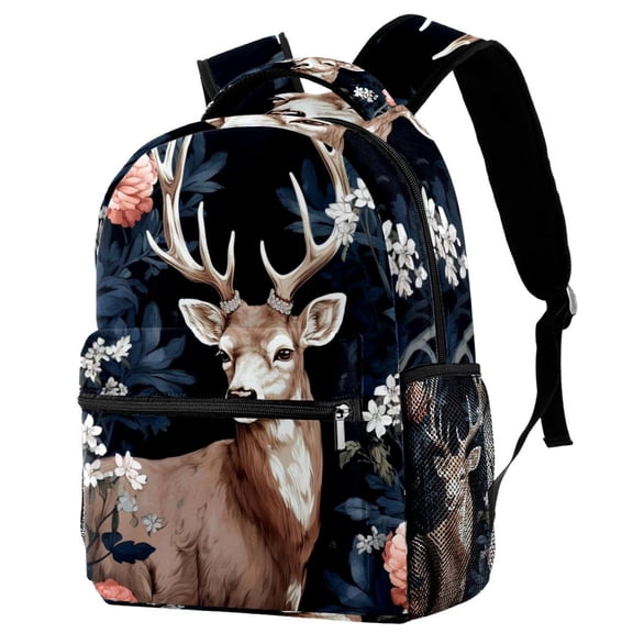 Lightweight Backpack Jungle Elk School Bag Travel Laptop Daypack for Men Women Casual Rucksack