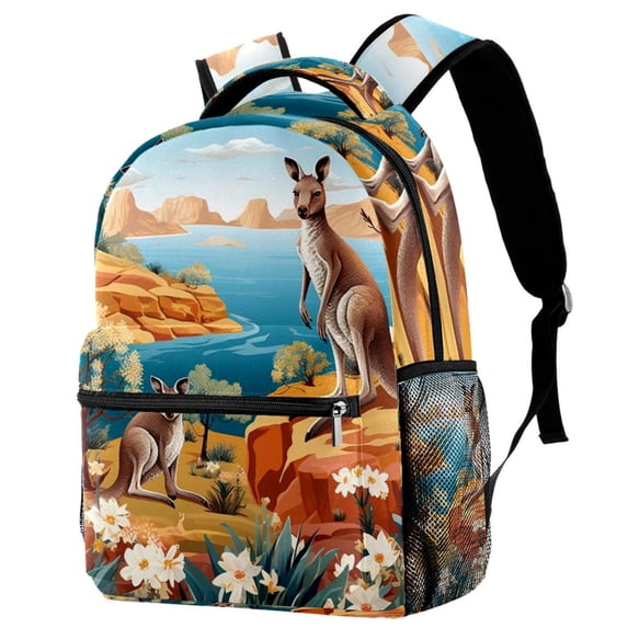 Lightweight Backpack Kangaroo School Bag Travel Laptop Daypack for Men Women Casual Rucksack
