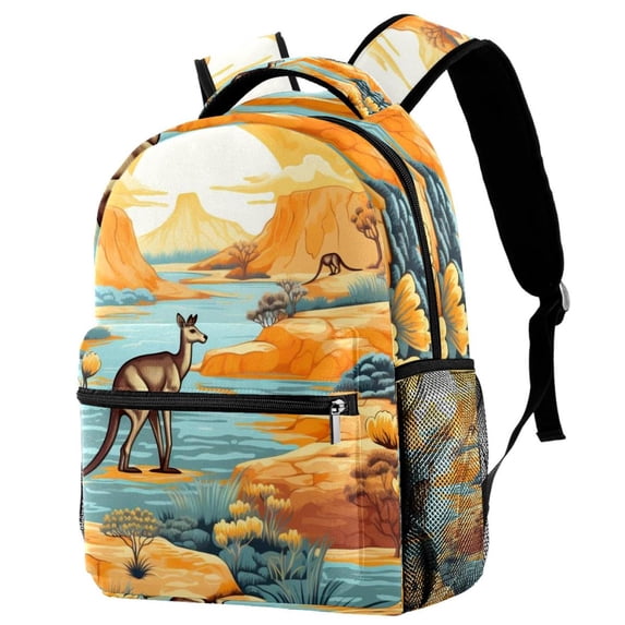 Lightweight Backpack Kangaroo School Bag Travel Laptop Daypack for Men Women Casual Rucksack
