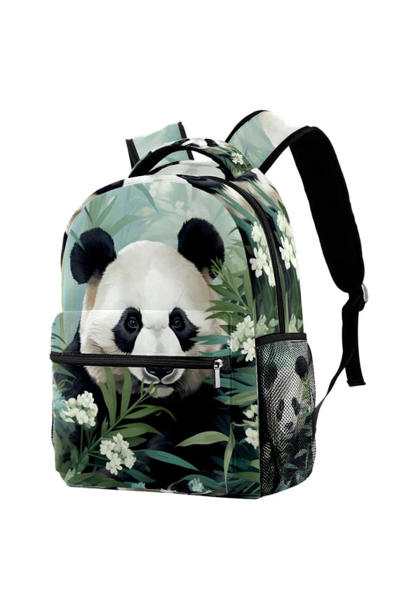 Lightweight Backpack Panda School Bag Travel Laptop Daypack for Men Women Casual Rucksack