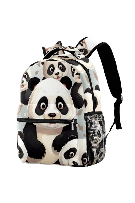 Lightweight Backpack Panda School Bag Travel Laptop Daypack for Men Women Casual Rucksack