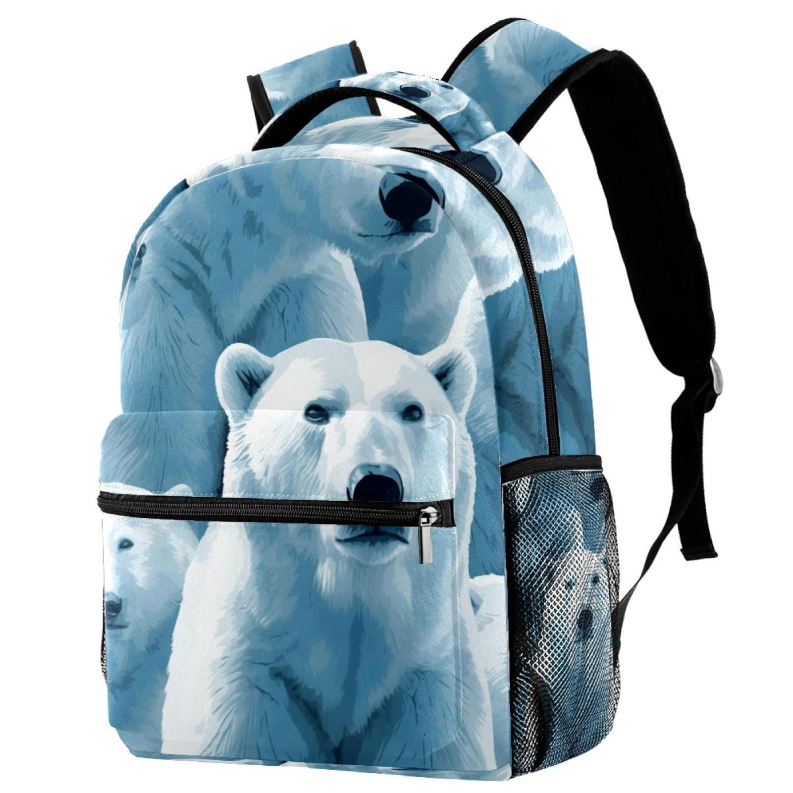 5601 Polar Bear in Winter Mini Backpack Purse Travel Bag Lightweight e3e71703-9469-4de8-8fd7-  main image 4