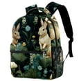 thumbnail image 1 of Lightweight Backpack Rabbit School Bag Travel Laptop Daypack for Men Women Casual Rucksack, 1 of 6