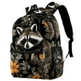 thumbnail image 1 of Lightweight Backpack Raccoon School Bag Travel Laptop Daypack for Men Women Casual Rucksack, 1 of 6