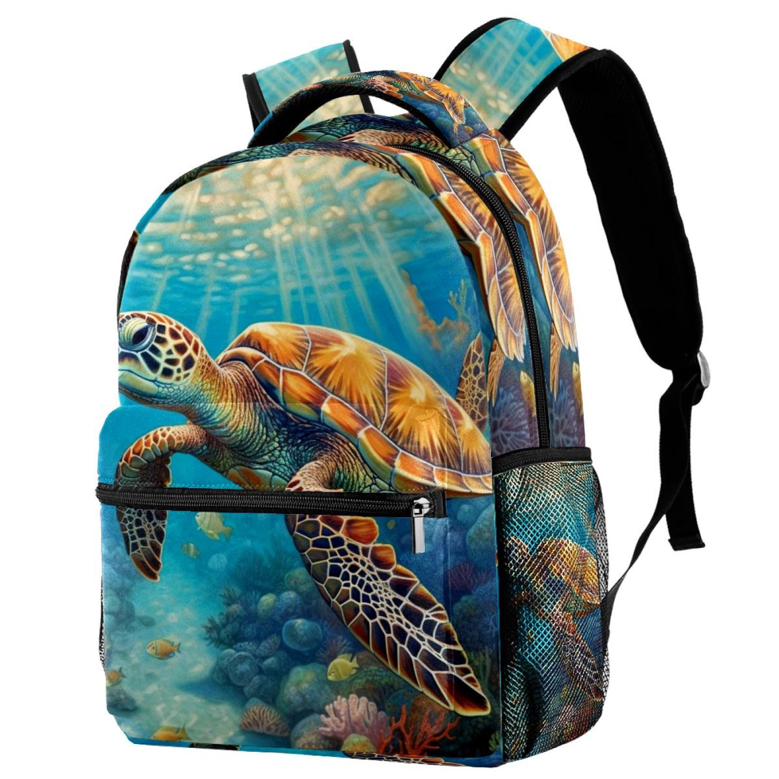 Lightweight Backpack Sea Turtle School Bag Travel Laptop Daypack for ...