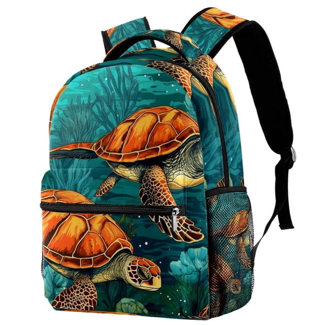 Lightweight Backpack Sea Turtle School Bag Travel Laptop Daypack for ...