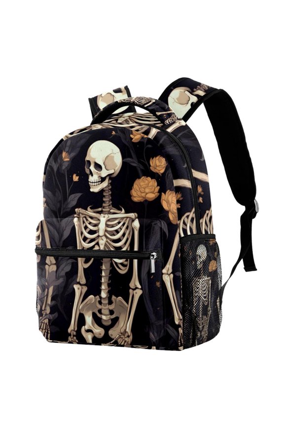 Lightweight Backpack Skeleton School Bag Travel Laptop Daypack for Men Women Casual Rucksack