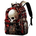 thumbnail image 1 of Lightweight Backpack Skeleton School Bag Travel Laptop Daypack for Men Women Casual Rucksack, 1 of 6