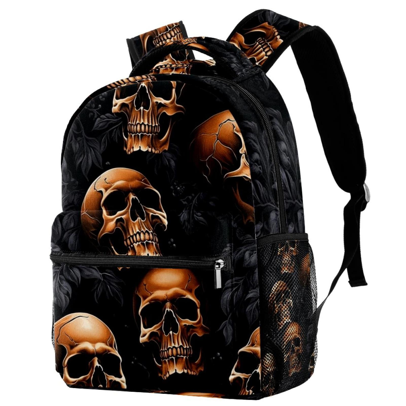 Lightweight Backpack Skull School Bag Travel Laptop Daypack for Men Women  Casual Rucksack - Walmart.com