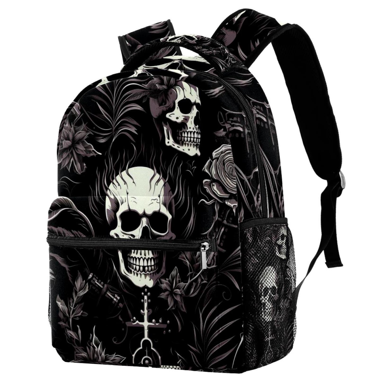Spencer’s Black Skull backpack OS Spencer main image 4