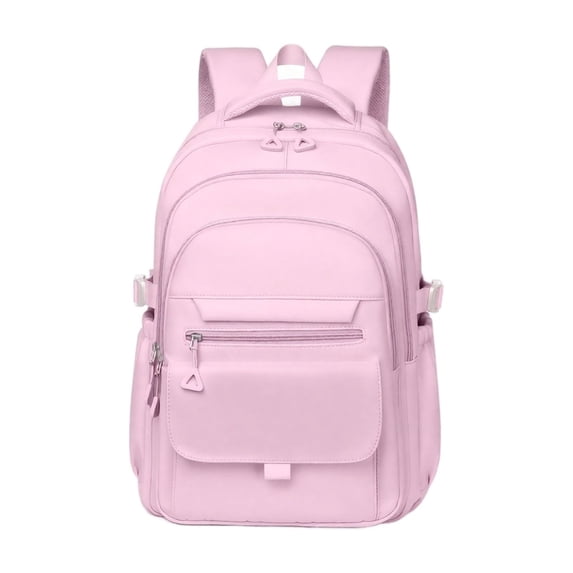 Lightweight Backpack Student Backpack 17.3 Inch Faux Leather Travel Backpack Casual Daypack for School College Daily Commute Back to School Season