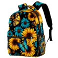 thumbnail image 1 of Lightweight Backpack Sunflower Butterfly School Bag Travel Laptop Daypack for Men Women Casual Rucksack, 1 of 6