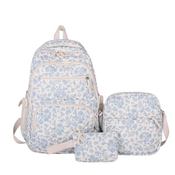 Lightweight Backpack for Travel, Packable Backpack for Travel Lightweight, Small Hiking Backpack for Women, Multi Pouch Accessory Set for School Daily Commute Outdoor Trips