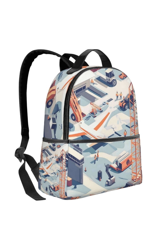 Lightweight Backpack With Adjustable Shoulder Strap Empty Bag Upright 1214.5in For Weekend Holiday Travel Hiking Construction Site