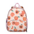 thumbnail image 1 of Lightweight Backpack with Peach Fruit Design, Cute Small School Bag for Daily Use, Juicy and Fun Print for Everyday Carry, 1 of 6