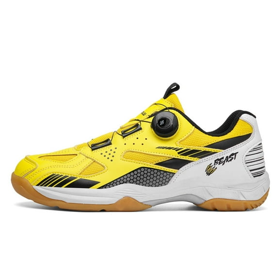 Lightweight Badminton Shoes, Indoor Auto-lacing Breathable Badminton Shoes