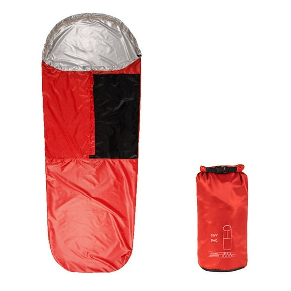 Lightweight Bivy Sack Ventilate Sleeping Bag Waterproof Reusable For Camping