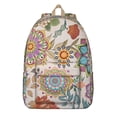 thumbnail image 1 of Lightweight Bohemian Style Backpack: Designed for Daily Use, This Durable Bag with a Front Pocket is Ideal for School, Commuting, and Vacation, a Wonderful Bohemian Gift, 1 of 5
