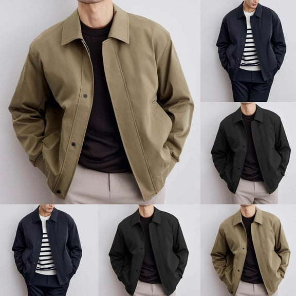 Lightweight Bomber Jackets for Men Winter Casual Lightweight Softsell Windproof Jackets with Pockets