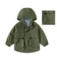 thumbnail image 1 of Lightweight Boys Windbreaker Jacket for Kids - Hooded Zipper Coat for Outdoor and School Use Ideal for Ages 2 to 13 Years, 1 of 4