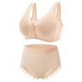thumbnail image 1 of Lightweight Bra for Women Front Close Support Wireless Everyday Bras Thick Strap Lightweight Comfort Bra for Elder Woman 38, 1 of 2