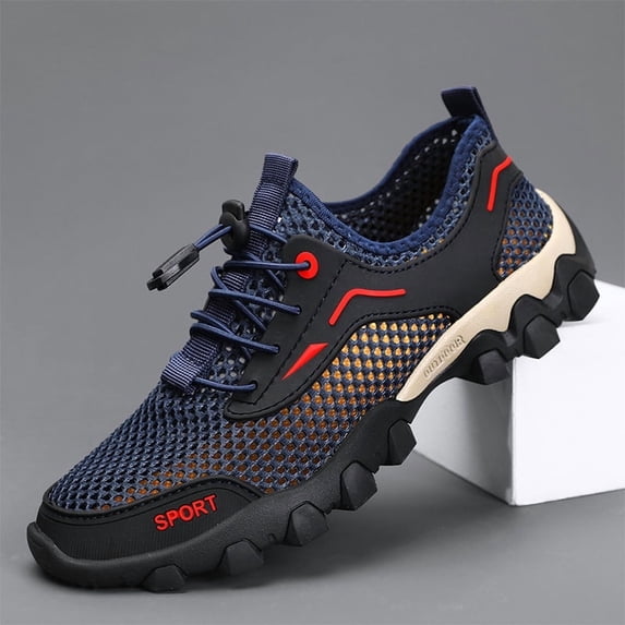 Lightweight Breathable Mesh Non-Slip Hiking Sports Shoes for Men