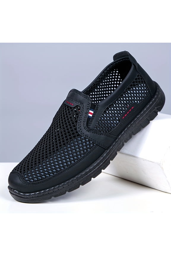 Lightweight Breathable Mesh Shoes for Summer in Old Beijing, Perfect for Casual Walks, Driving, And Comfortable for Dads