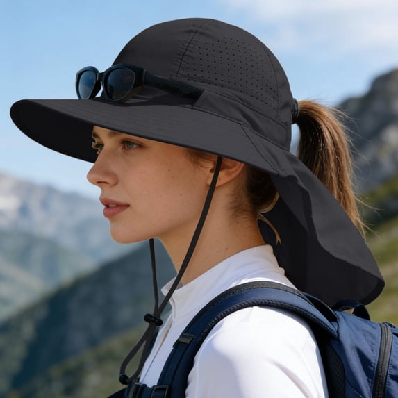 Lightweight Breathable Mesh Sun Hat Hat with Detachable Neck for Outdoor Activities Haddock Hat Hat Wide Animal Visor The Boar Hat Is 17 Visor Beach Hats Floppy Roofing Hats Beach Wear for