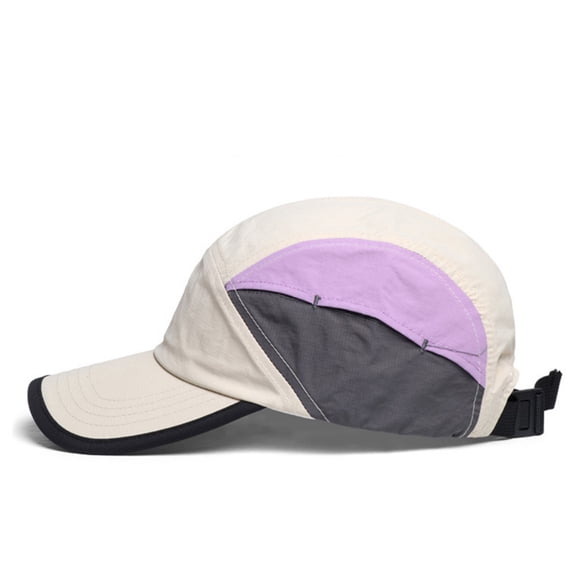 Lightweight Breathable Outdoor Sports Cap Adjustable Sun Protection Hat for Men and Women with Curved Brim Design