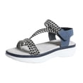 thumbnail image 1 of Lightweight Breathable Platform Sandals with Elastic Straps for Women Casual Fashion Thick Sole Outdoor Comfort, 1 of 9