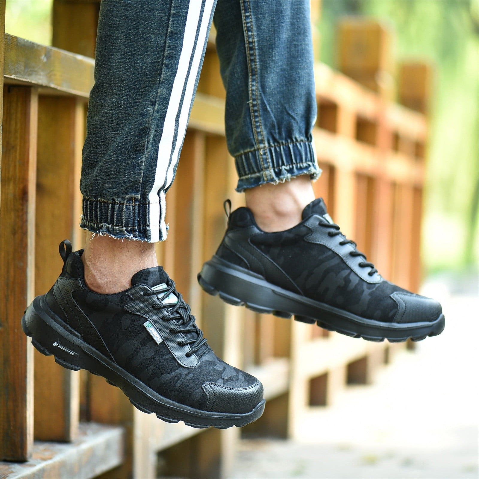 Lightweight Breathable Safety Shoes Steel Toe Caps Anti smashing Anti piercing Waterproof Electrician Insulated Safety Shoes Walmart