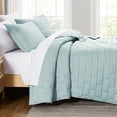 thumbnail image 1 of Lightweight Brickyard Embroidered 3-piece Brickyard Quilt Set by Southshore Fine Linens, 1 of 9